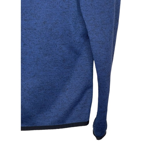 Flag & Anthem Men Jacket Quilted Fleece Colorblock Zip Up Front Pockets Small - Picture 6 of 9